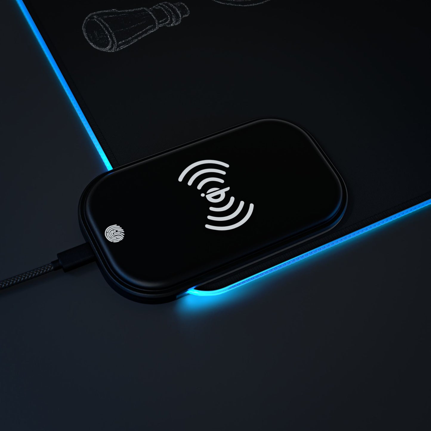 SLAMD LED Wireless Charging Viper ACR Mousepad