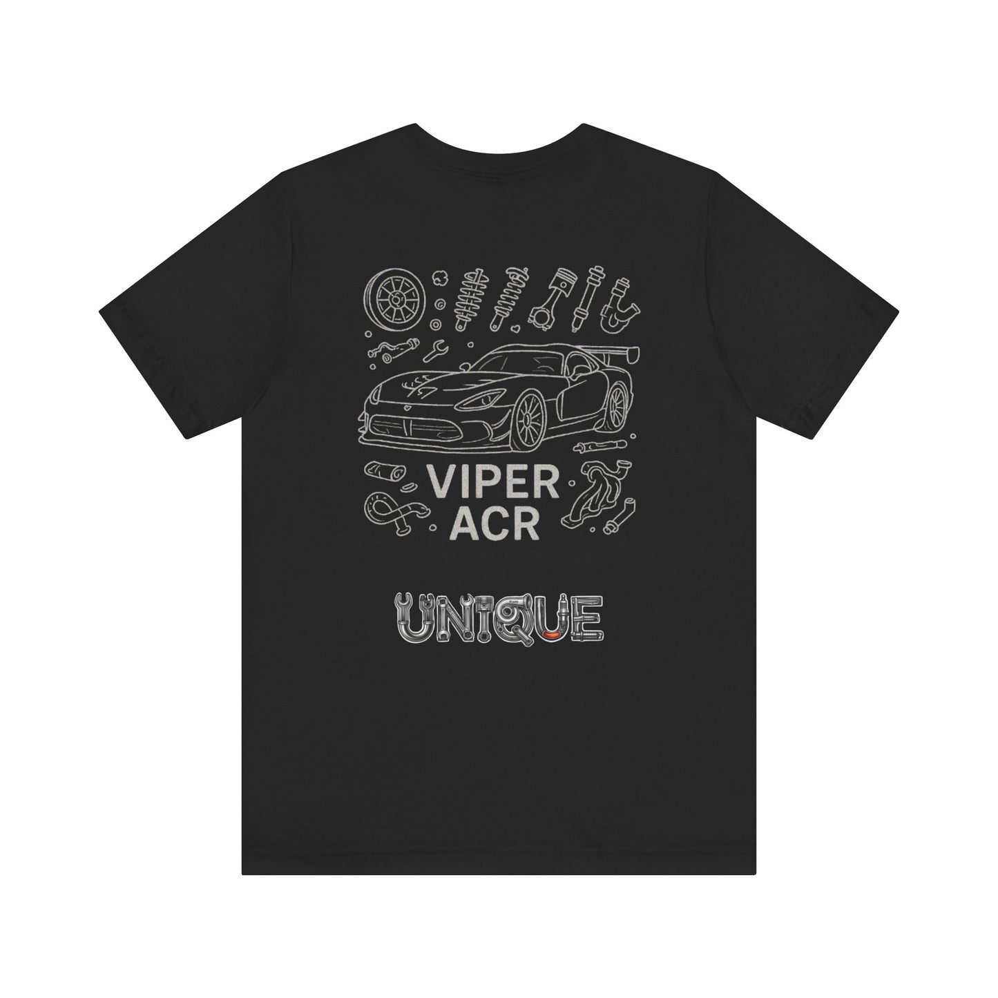 Unisex Viper ACR Car Tee, Automotive Enthusiast Shirt, Cool Graphic T-Shirt, Car Lover Gift, Unique Short Sleeve Top, Casual Wear