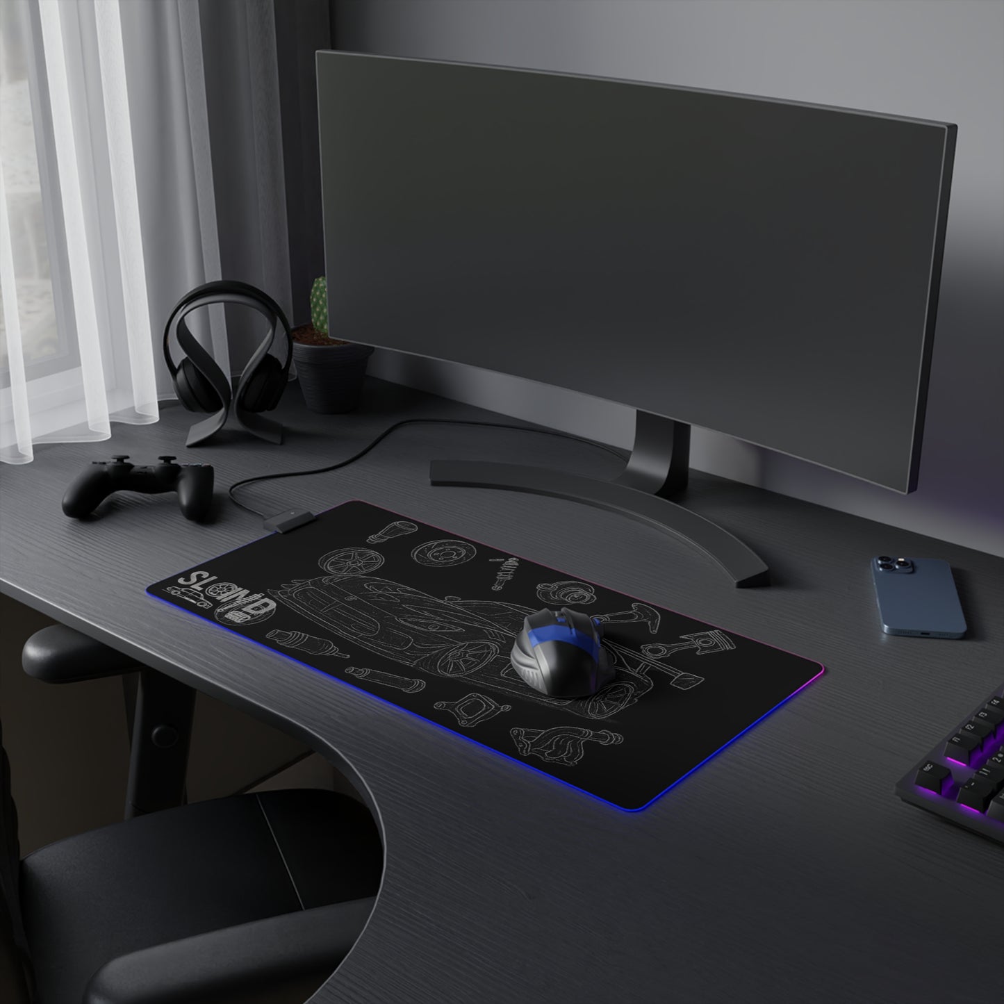 SLAMD Viper ACR LED Mousepad