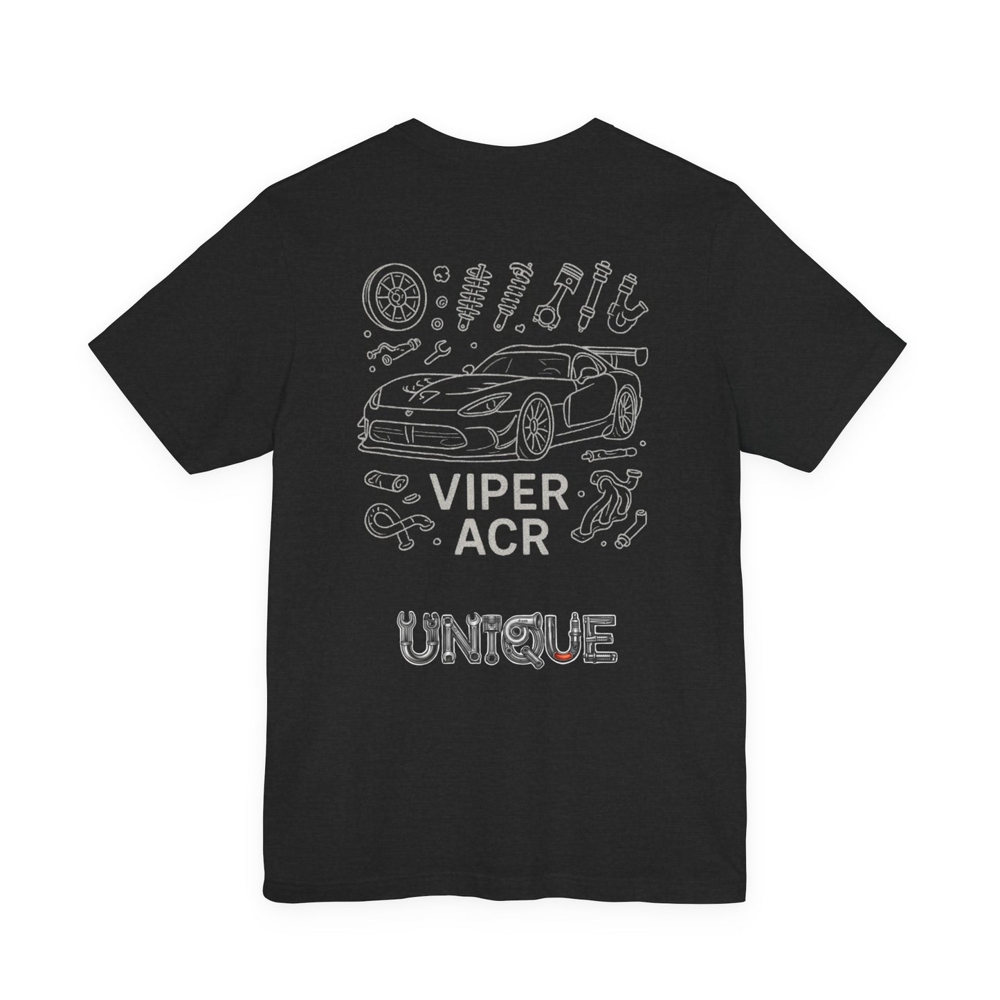 Unisex Viper ACR Car Tee, Automotive Enthusiast Shirt, Cool Graphic T-Shirt, Car Lover Gift, Unique Short Sleeve Top, Casual Wear