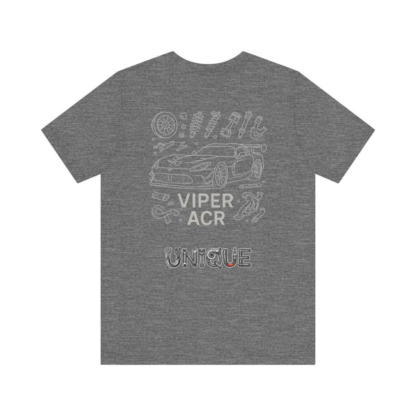 Unisex Viper ACR Car Tee, Automotive Enthusiast Shirt, Cool Graphic T-Shirt, Car Lover Gift, Unique Short Sleeve Top, Casual Wear