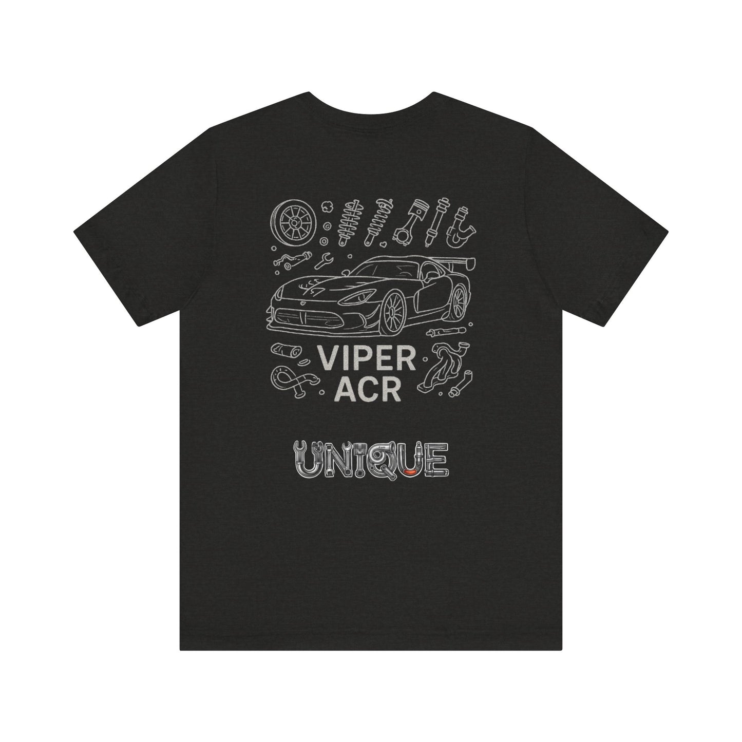 Unisex Viper ACR Car Tee, Automotive Enthusiast Shirt, Cool Graphic T-Shirt, Car Lover Gift, Unique Short Sleeve Top, Casual Wear