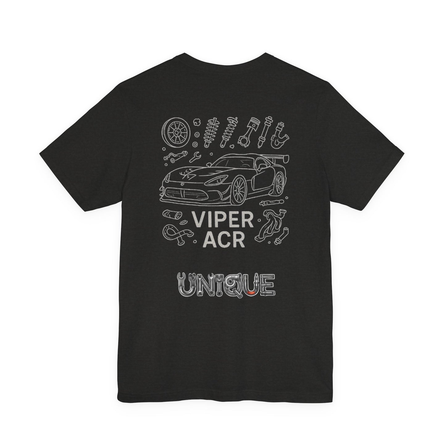 Unisex Viper ACR Car Tee, Automotive Enthusiast Shirt, Cool Graphic T-Shirt, Car Lover Gift, Unique Short Sleeve Top, Casual Wear