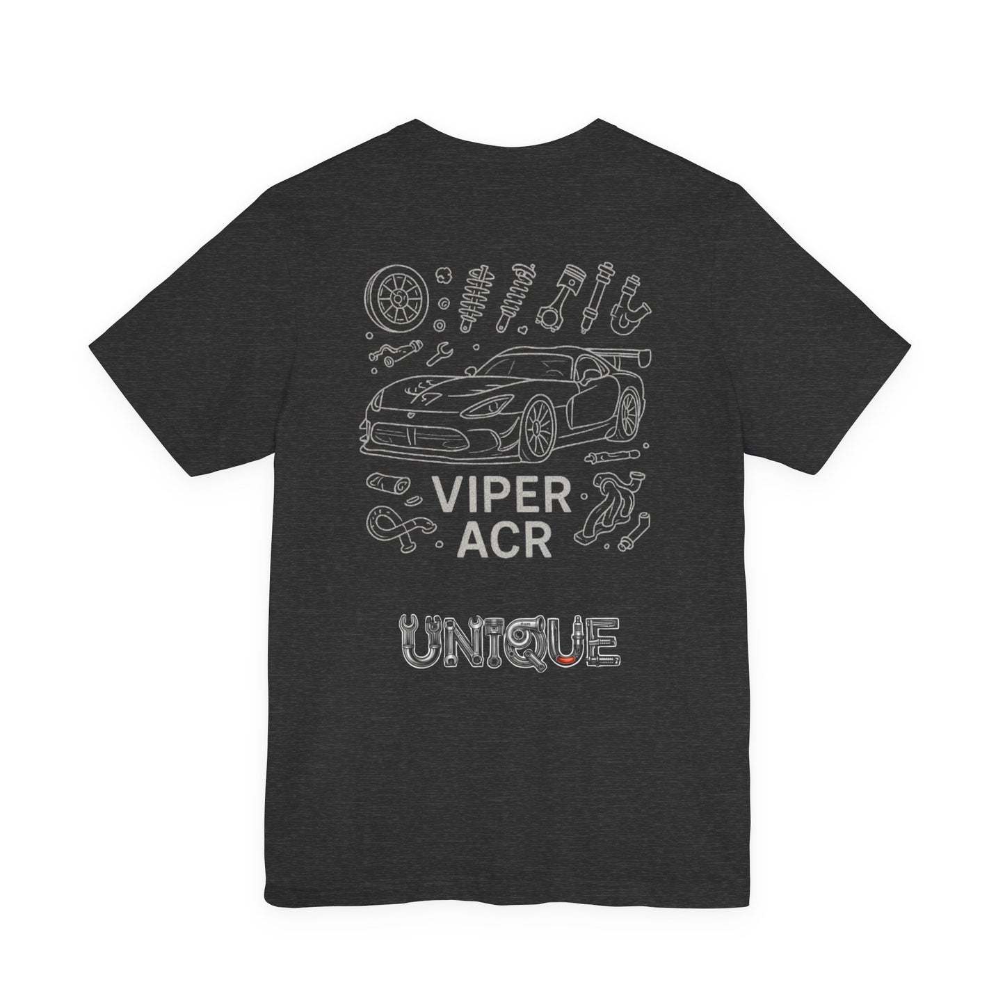 Unisex Viper ACR Car Tee, Automotive Enthusiast Shirt, Cool Graphic T-Shirt, Car Lover Gift, Unique Short Sleeve Top, Casual Wear