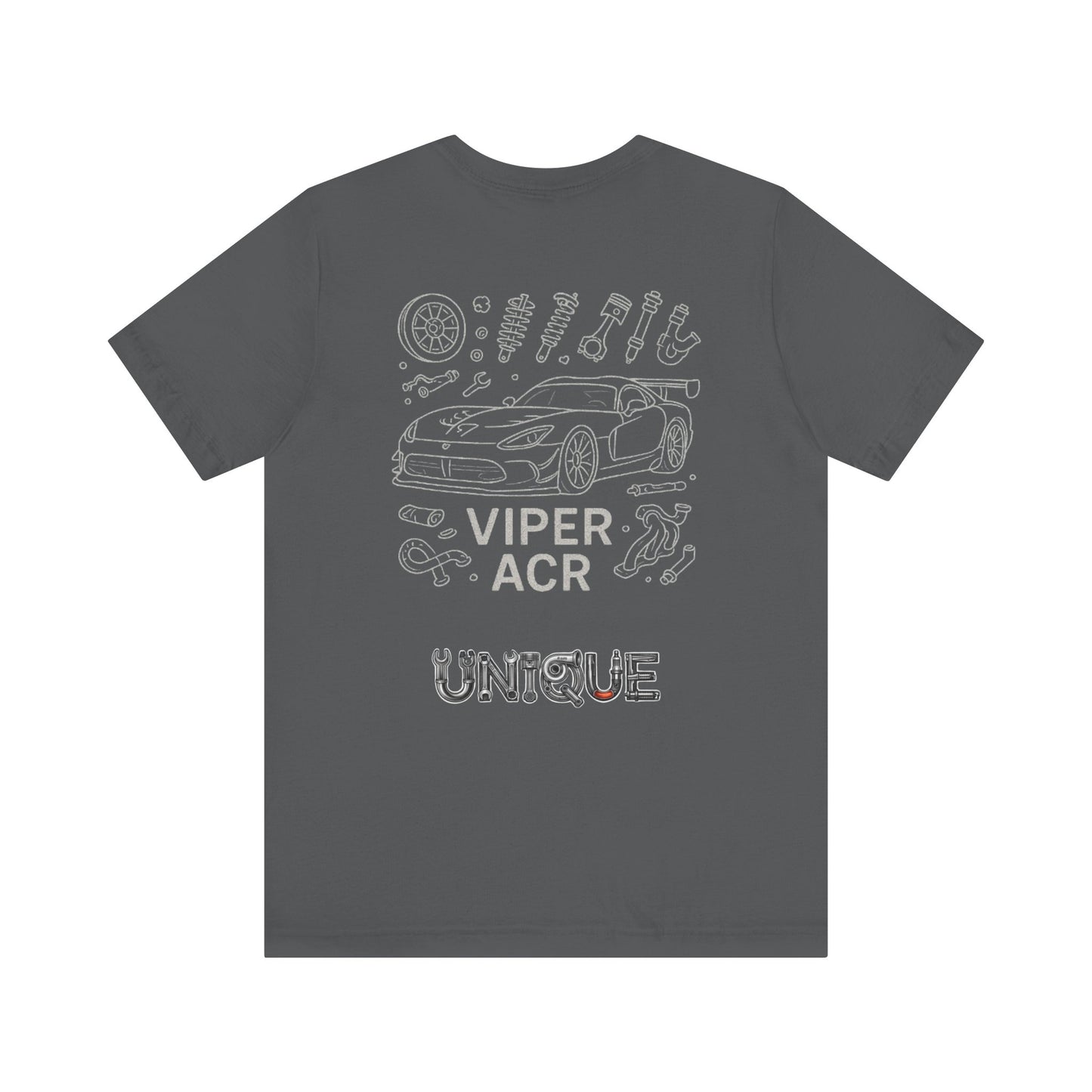 Unisex Viper ACR Car Tee, Automotive Enthusiast Shirt, Cool Graphic T-Shirt, Car Lover Gift, Unique Short Sleeve Top, Casual Wear