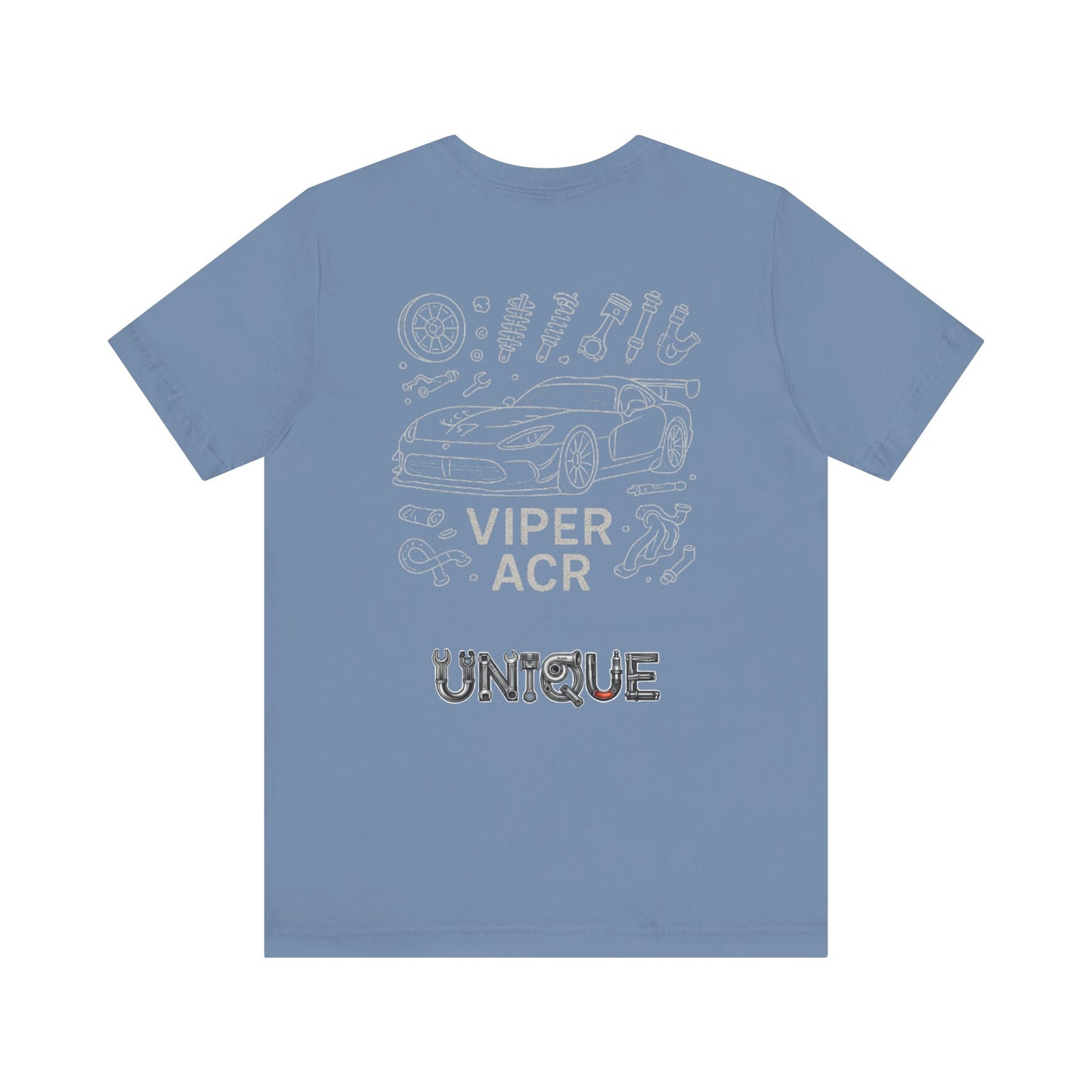 Unisex Viper ACR Car Tee, Automotive Enthusiast Shirt, Cool Graphic T-Shirt, Car Lover Gift, Unique Short Sleeve Top, Casual Wear
