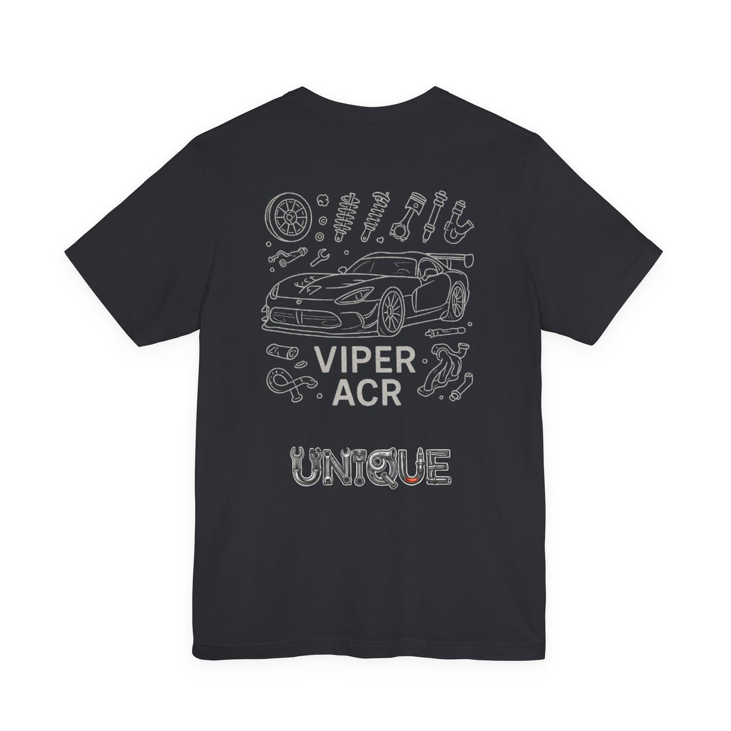 Unisex Viper ACR Car Tee, Automotive Enthusiast Shirt, Cool Graphic T-Shirt, Car Lover Gift, Unique Short Sleeve Top, Casual Wear