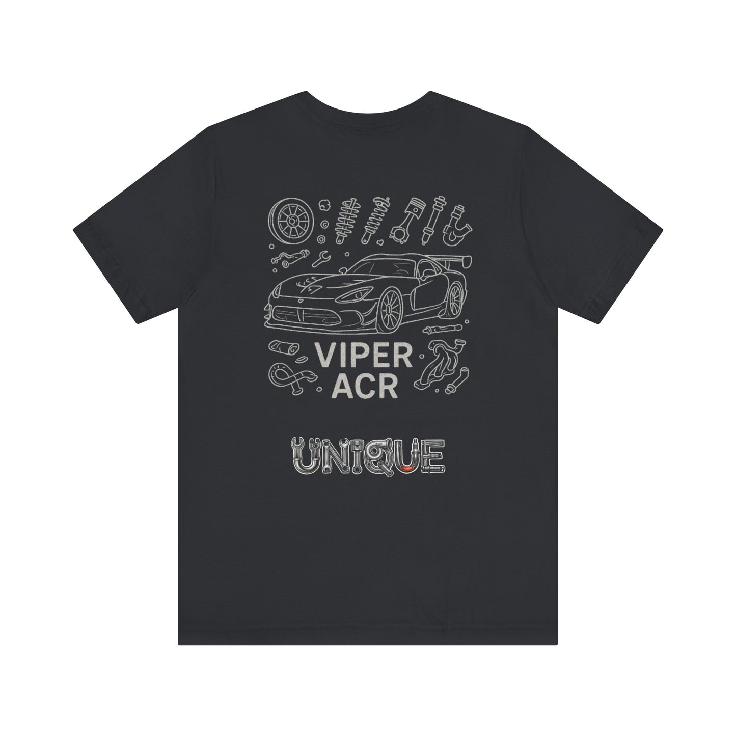 Unisex Viper ACR Car Tee, Automotive Enthusiast Shirt, Cool Graphic T-Shirt, Car Lover Gift, Unique Short Sleeve Top, Casual Wear