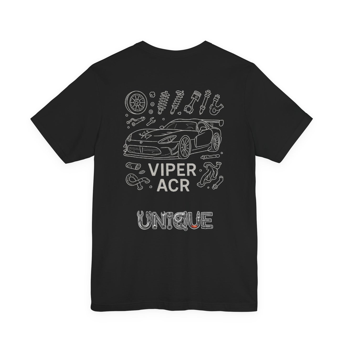 Unisex Viper ACR Car Tee, Automotive Enthusiast Shirt, Cool Graphic T-Shirt, Car Lover Gift, Unique Short Sleeve Top, Casual Wear
