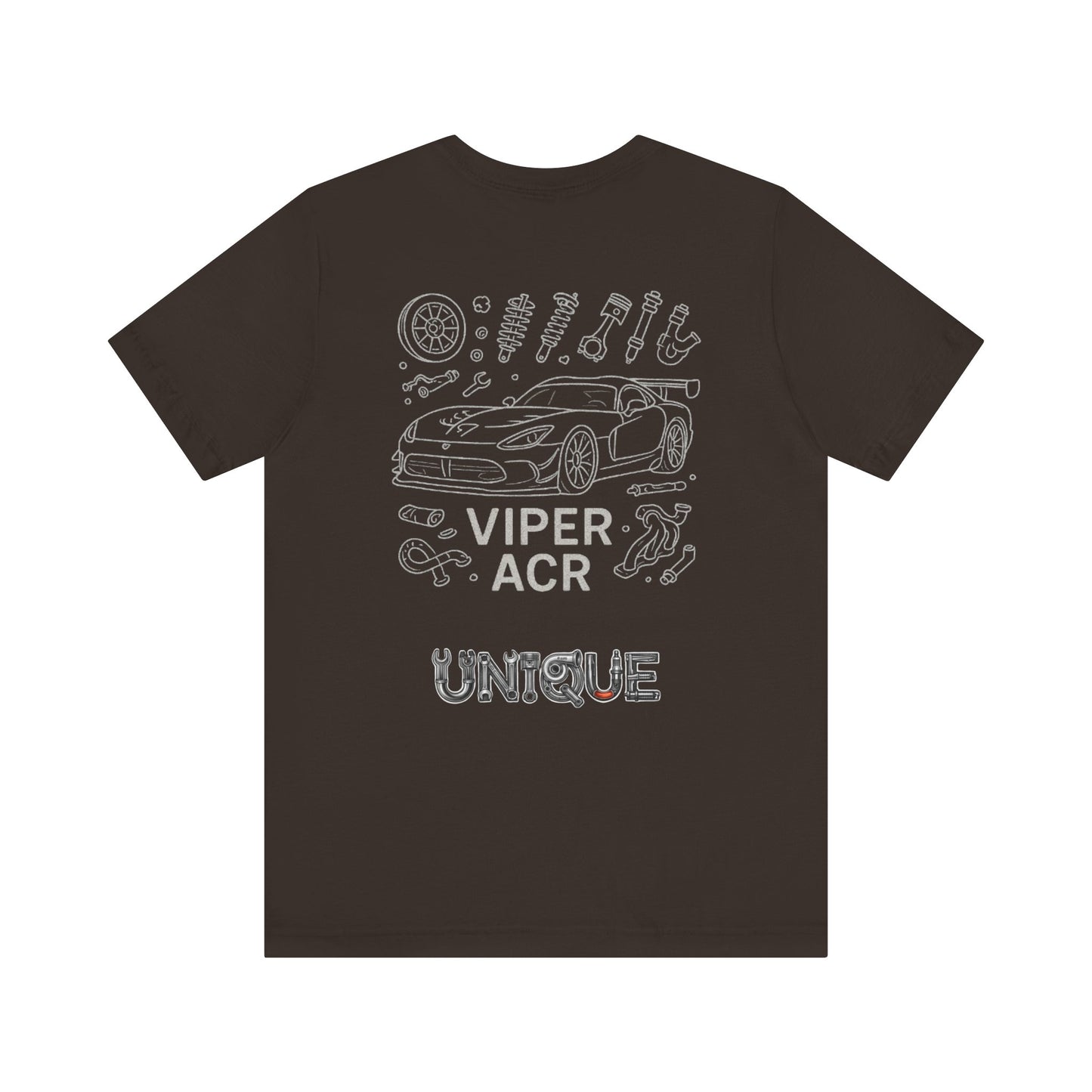 Unisex Viper ACR Car Tee, Automotive Enthusiast Shirt, Cool Graphic T-Shirt, Car Lover Gift, Unique Short Sleeve Top, Casual Wear