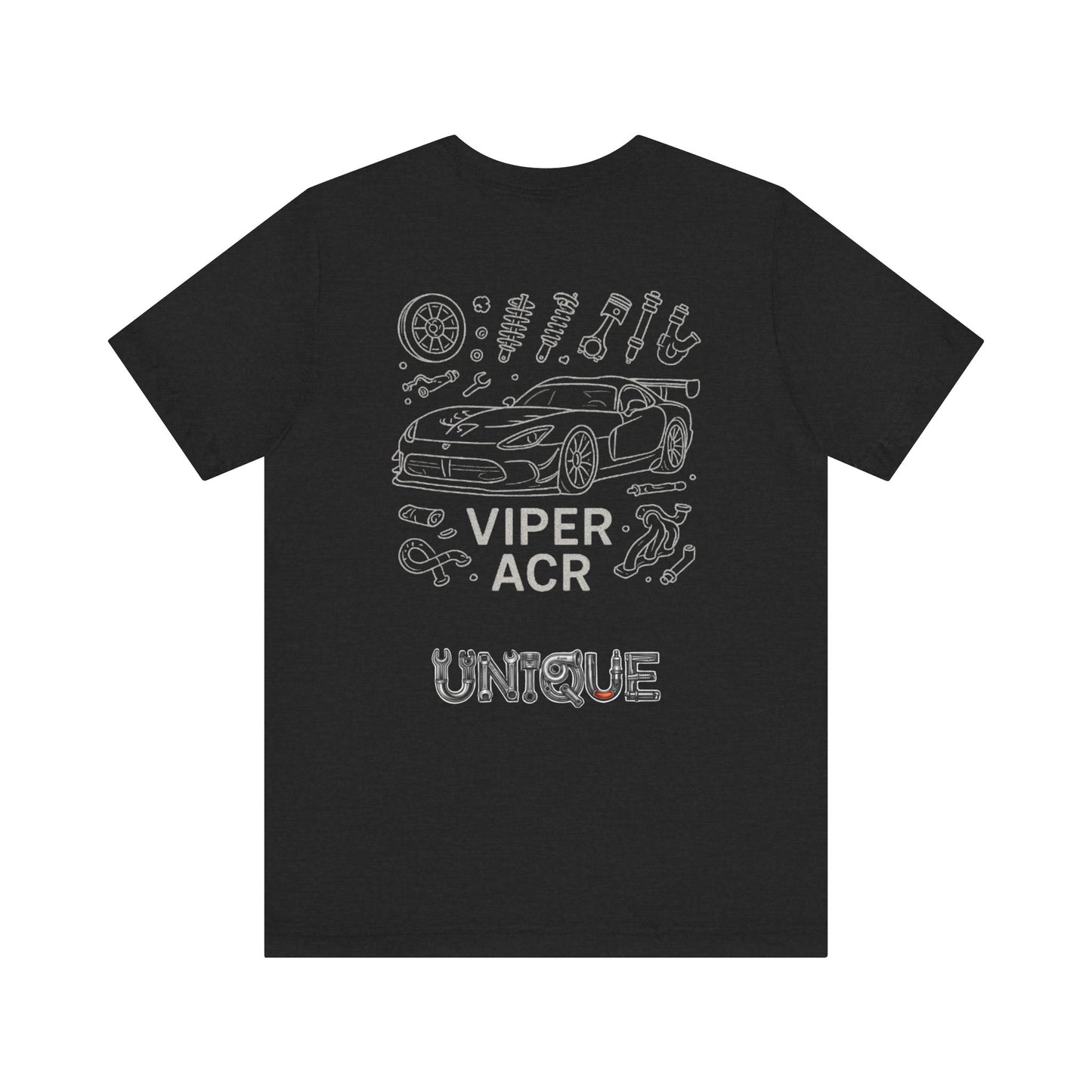 Unisex Viper ACR Car Tee, Automotive Enthusiast Shirt, Cool Graphic T-Shirt, Car Lover Gift, Unique Short Sleeve Top, Casual Wear