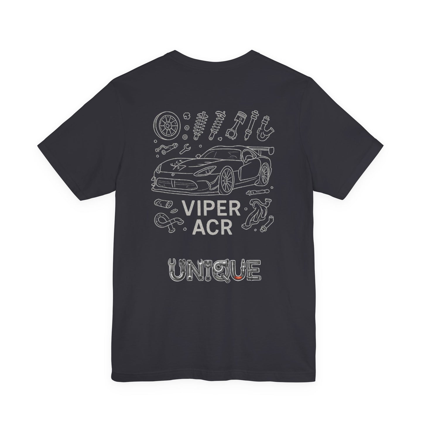 Unisex Viper ACR Car Tee, Automotive Enthusiast Shirt, Cool Graphic T-Shirt, Car Lover Gift, Unique Short Sleeve Top, Casual Wear