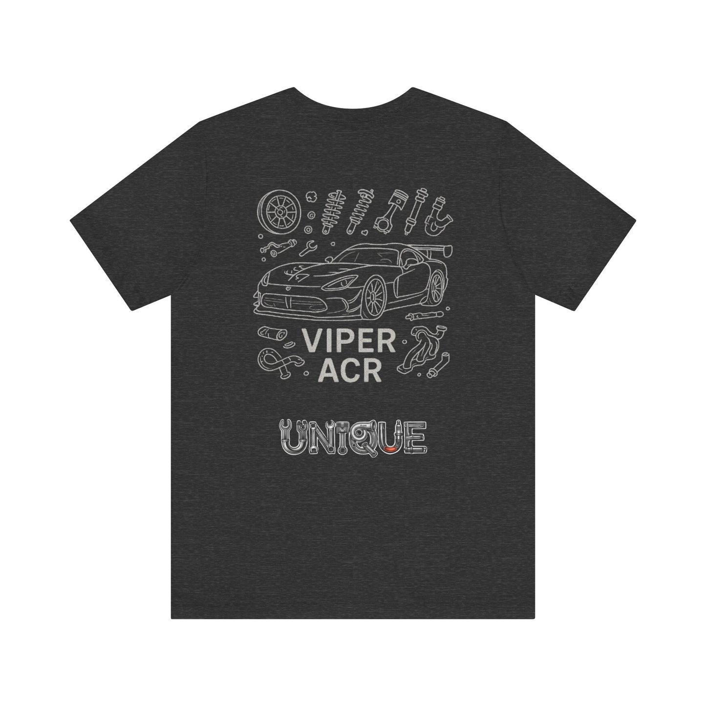 Unisex Viper ACR Car Tee, Automotive Enthusiast Shirt, Cool Graphic T-Shirt, Car Lover Gift, Unique Short Sleeve Top, Casual Wear