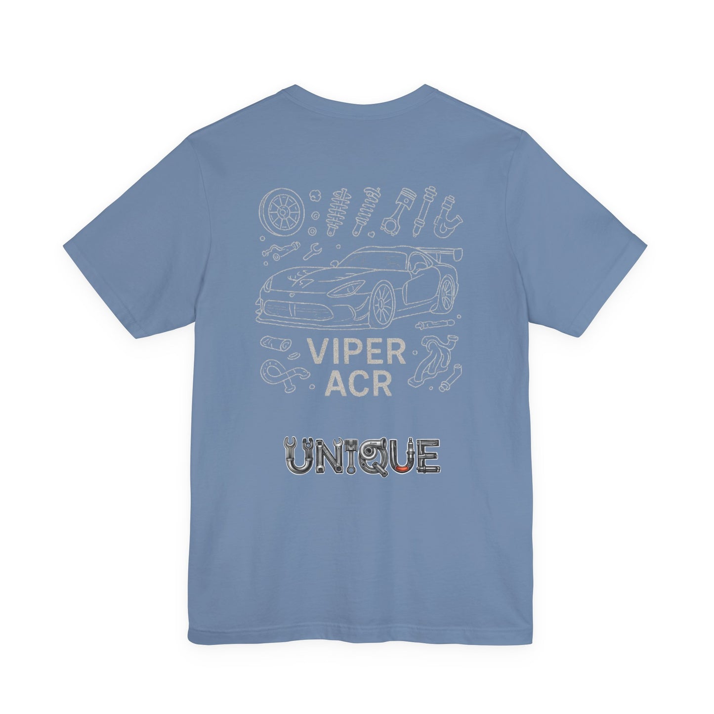 Unisex Viper ACR Car Tee, Automotive Enthusiast Shirt, Cool Graphic T-Shirt, Car Lover Gift, Unique Short Sleeve Top, Casual Wear