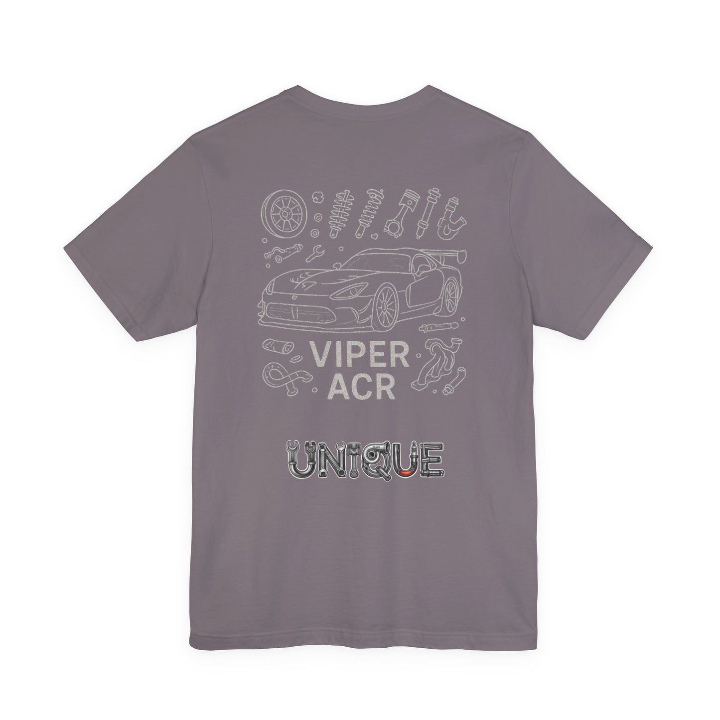 Unisex Viper ACR Car Tee, Automotive Enthusiast Shirt, Cool Graphic T-Shirt, Car Lover Gift, Unique Short Sleeve Top, Casual Wear