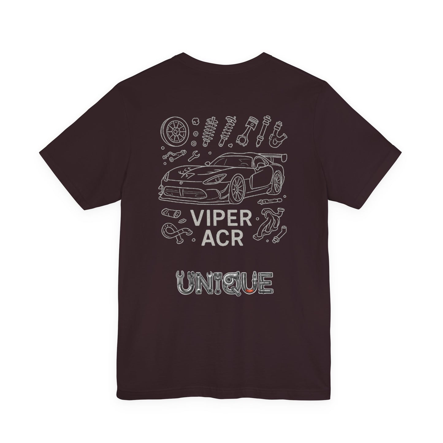 Unisex Viper ACR Car Tee, Automotive Enthusiast Shirt, Cool Graphic T-Shirt, Car Lover Gift, Unique Short Sleeve Top, Casual Wear
