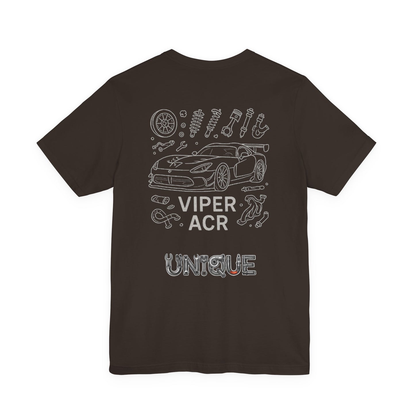 Unisex Viper ACR Car Tee, Automotive Enthusiast Shirt, Cool Graphic T-Shirt, Car Lover Gift, Unique Short Sleeve Top, Casual Wear