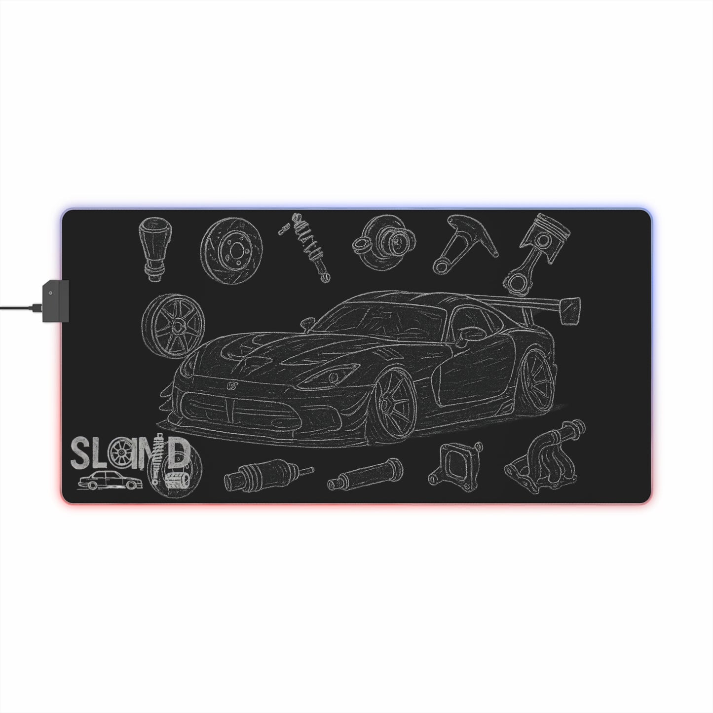 SLAMD Viper ACR LED Mousepad