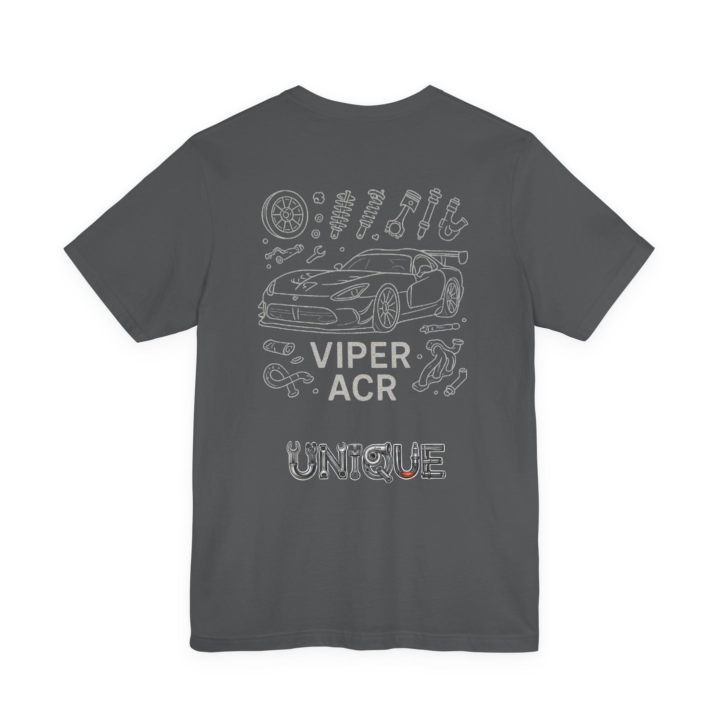 Unisex Viper ACR Car Tee, Automotive Enthusiast Shirt, Cool Graphic T-Shirt, Car Lover Gift, Unique Short Sleeve Top, Casual Wear