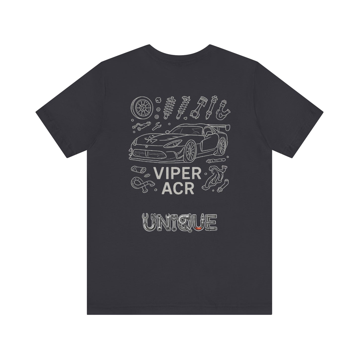 Unisex Viper ACR Car Tee, Automotive Enthusiast Shirt, Cool Graphic T-Shirt, Car Lover Gift, Unique Short Sleeve Top, Casual Wear
