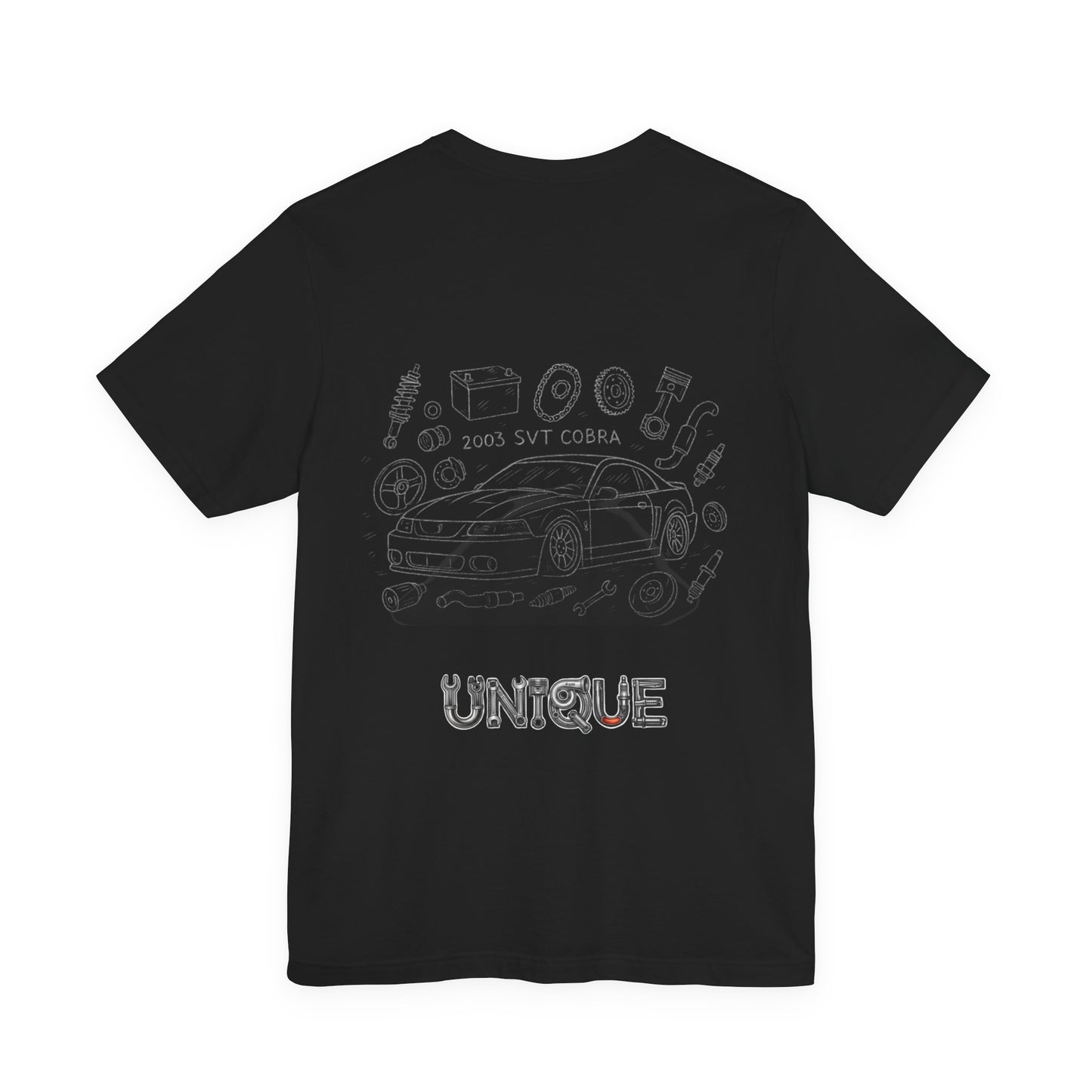 Unique SVT Cobra Graphic Tee for Car Enthusiasts, Unisex T-Shirt, Automotive Gift, Collector's Clothing, Birthday Present