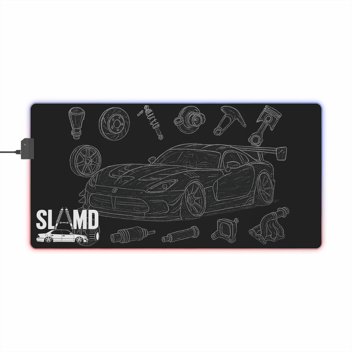 SLAMD Viper ACR LED Mousepad
