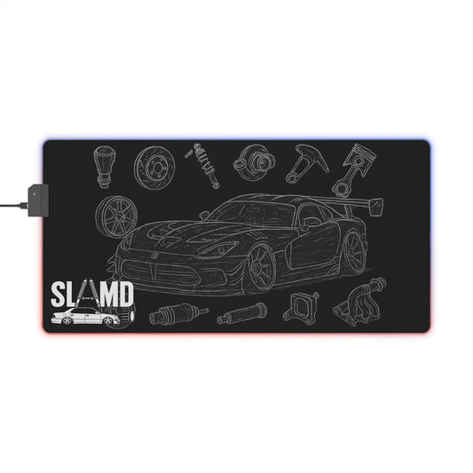 SLAMD Viper ACR LED Mousepad