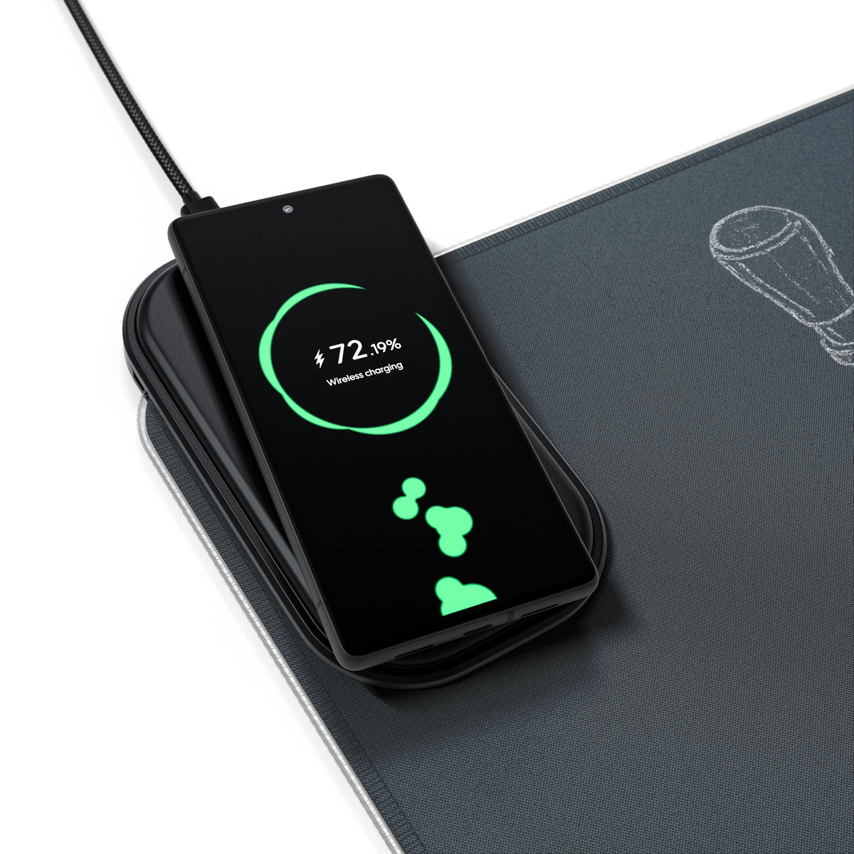SLAMD LED Wireless Charging Viper ACR Mousepad
