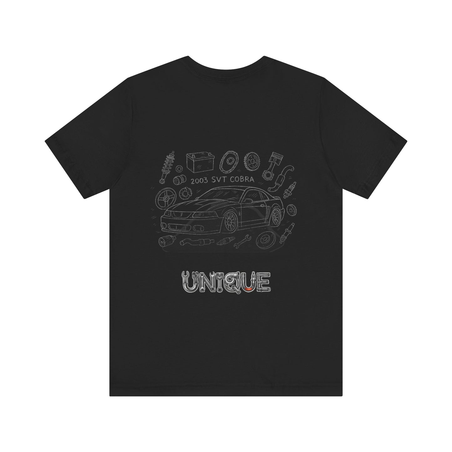 Unique SVT Cobra Graphic Tee for Car Enthusiasts, Unisex T-Shirt, Automotive Gift, Collector's Clothing, Birthday Present