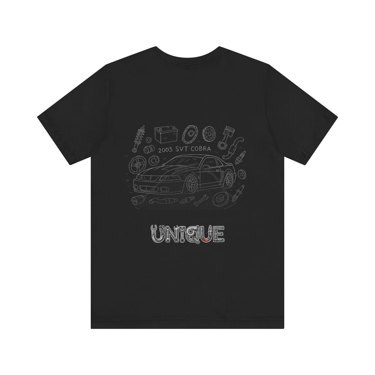 Unique SVT Cobra Graphic Tee for Car Enthusiasts, Unisex T-Shirt, Automotive Gift, Collector's Clothing, Birthday Present