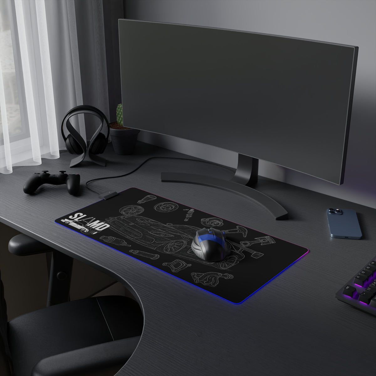 SLAMD Viper ACR LED Mousepad