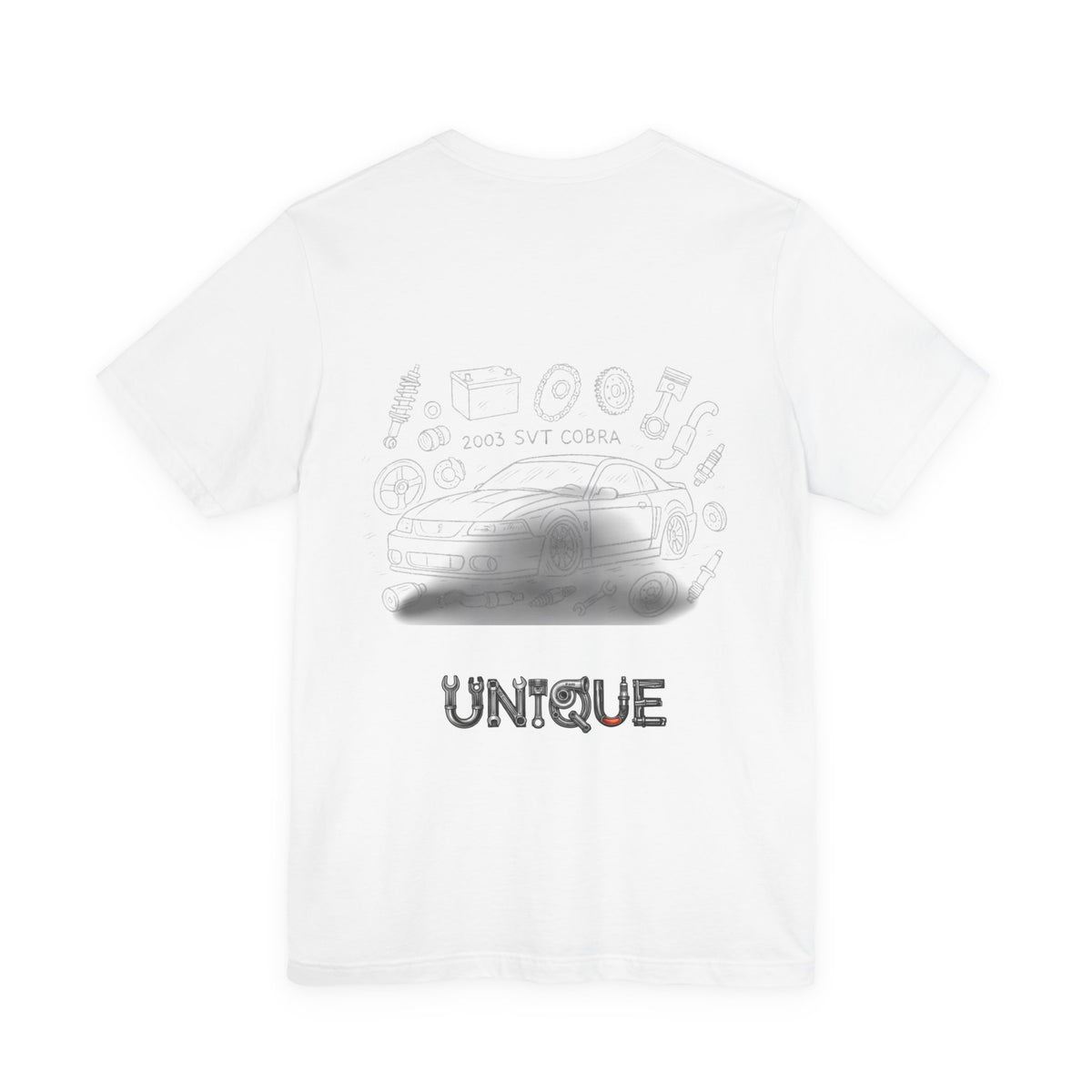 Unique SVT Cobra Graphic Tee for Car Enthusiasts, Unisex T-Shirt, Automotive Gift, Collector's Clothing, Birthday Present